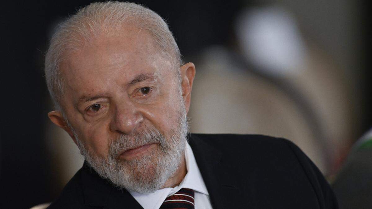 El presidente de Brasil, Luiz Inácio Lula da Silva, durante la Ceremonia para conmemorar los 25 años del Ministerio de Defensa realizada este miércoles 28 de agosto. 