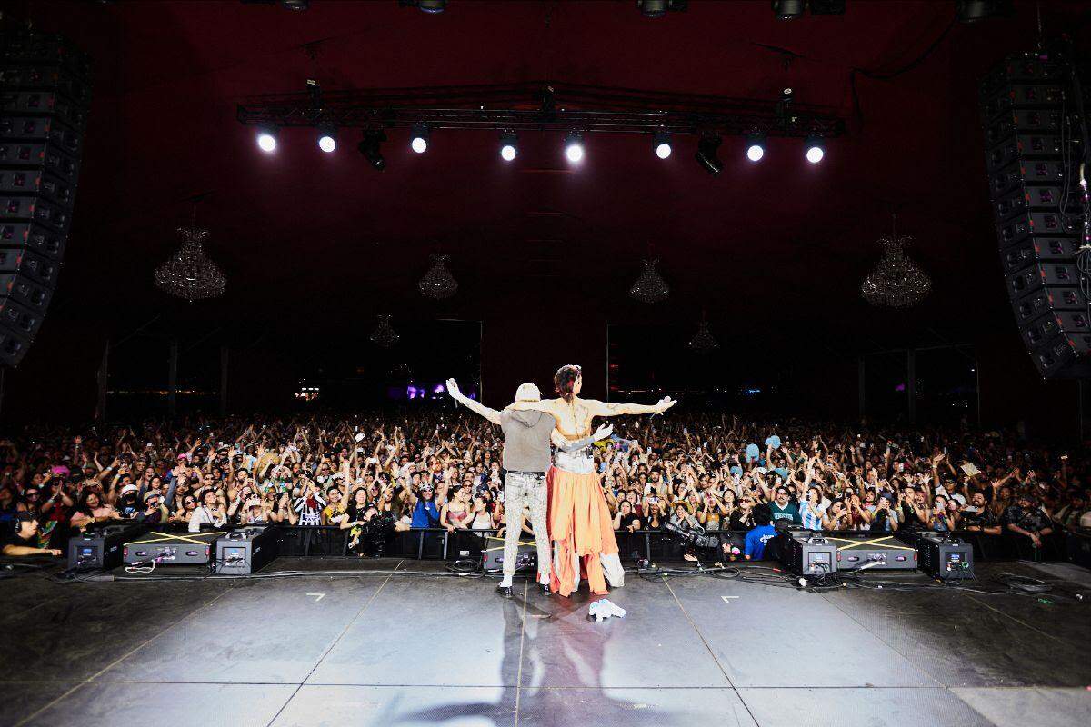 Ca7riel y Paco Amoroso en Coachella 2025.