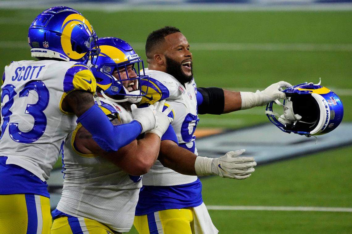 Los Angeles Rams defensive tackle Aaron Donald