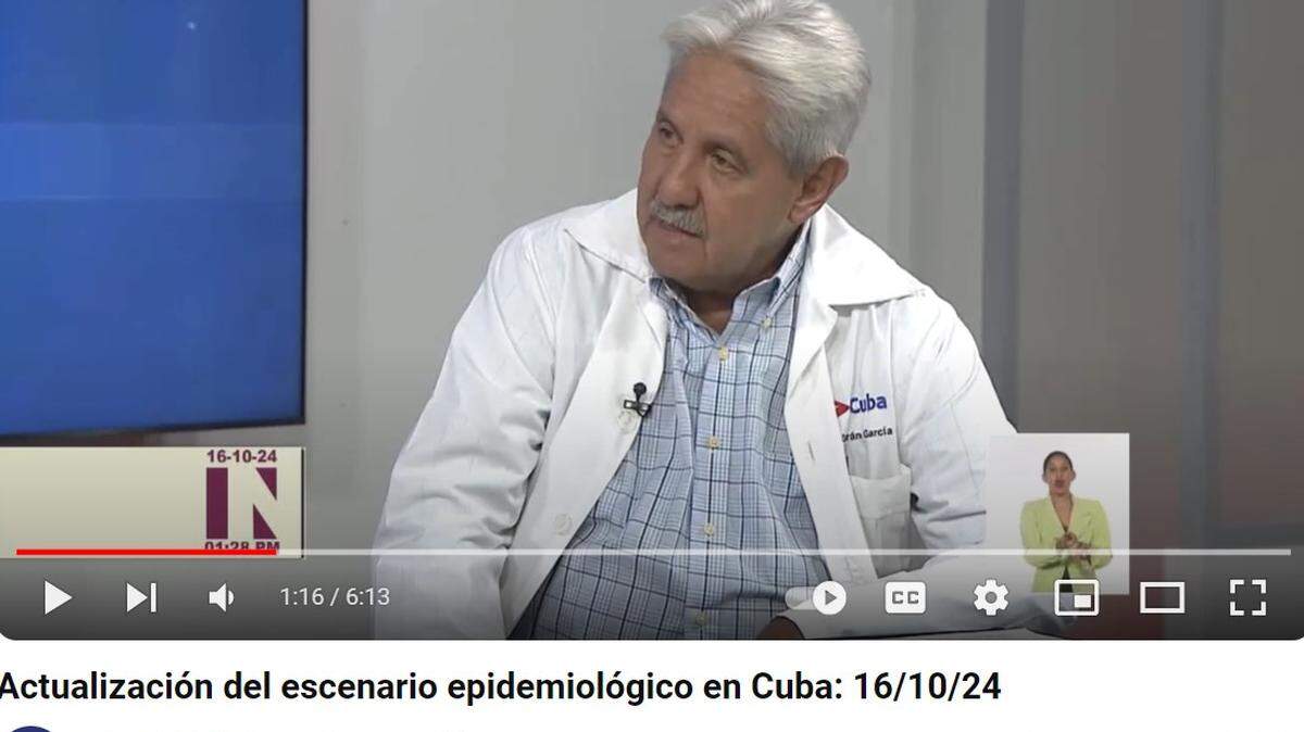 El gobierno cubano reporta más de 17,000 pacientes ingresados por el virus del dengue, algunos en salas de terapia intensiva de hospitales.