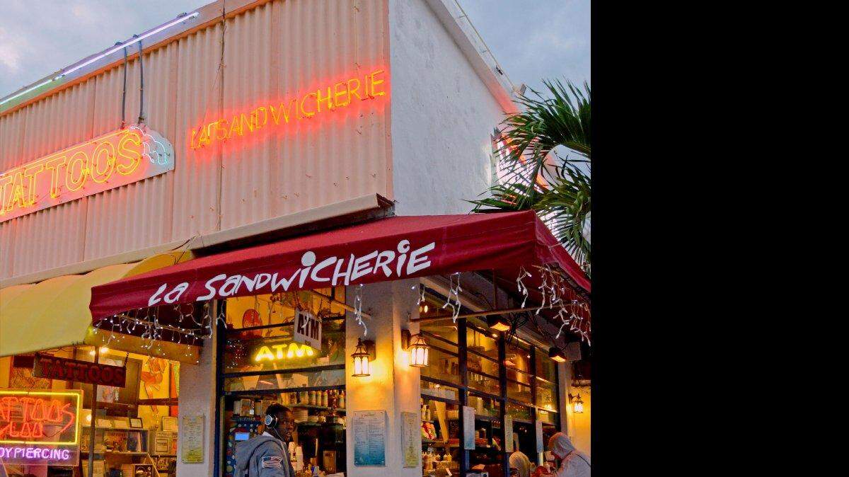 Un negocio, La Sandwicherie, en Miami Beach