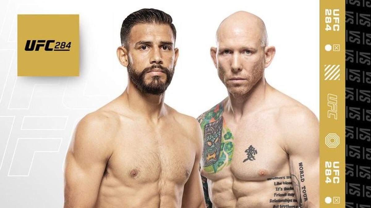 Yair Rodríguez (izq.) está muy cerca de llegar a casa. El guerrero mexicano enfrentará este 11 de febrero por la faja interina de las 145 libras a Josh Emmett en el choque coestelar de la UFC 284 con sede en Perth, Australia.