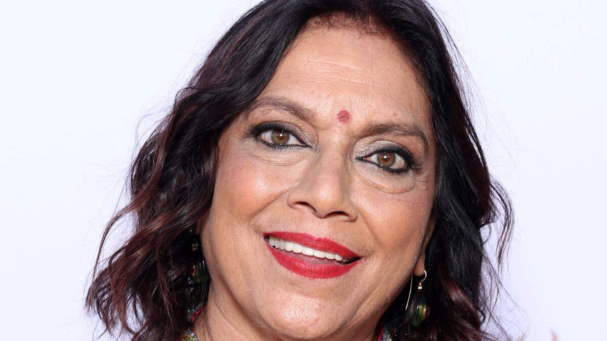 CANNES, FRANCE - MAY 20: Mira Nair attends the Better World Fund Gala 2025 red carpet at the 78th annual Cannes Film Festival at Carlton Hotel on May 20, 2025 in Cannes, France. (Photo by Pascal Le Segretain/Getty Images)