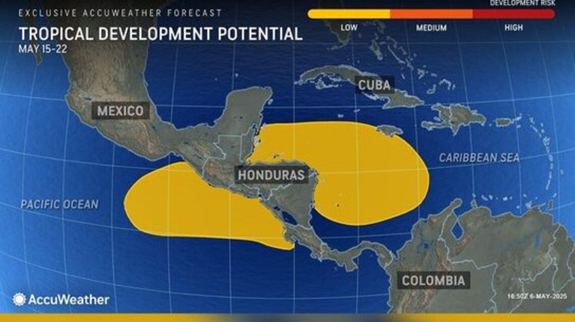Este fenómeno podría impulsar la actividad tropical antes de la temporada de huracanes