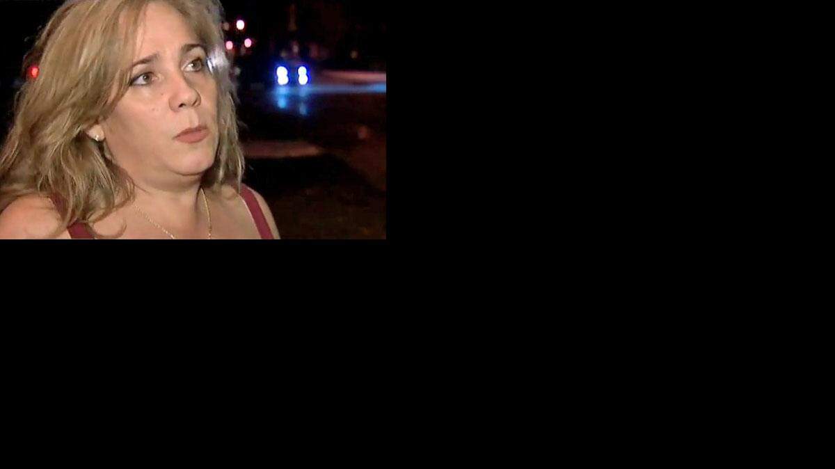 Claudia Castillo habla con el noticiero Univision. Imagen tomada de video-Univision