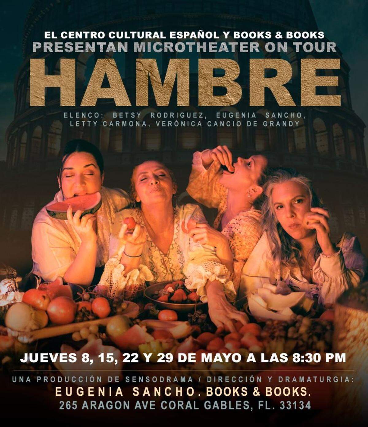 Afiche del espectáculo, diseñado por Janko Santos, de Socialead Agency.
