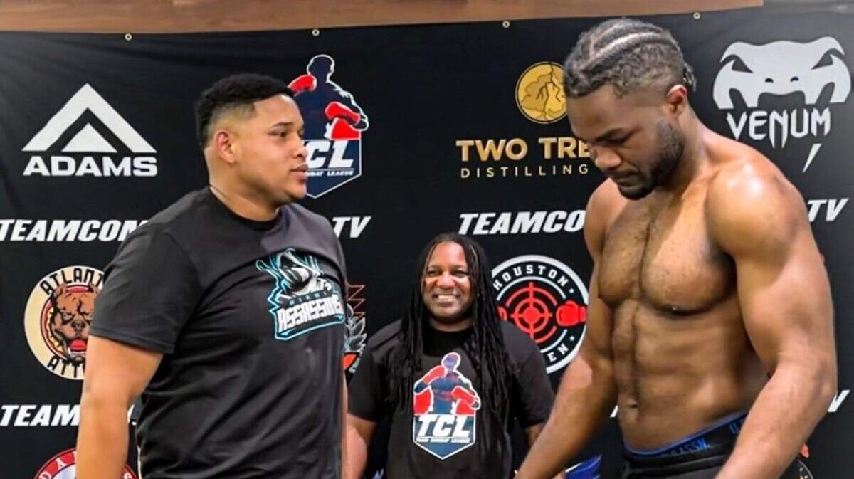Ardi Ndembo sufrió un fuerte impacto a manos del cubano Nestor “El Toro’‘ Santana, a penas a 22 segundos del final del round en que se eliminaban para pasar a la siguiente ronda.