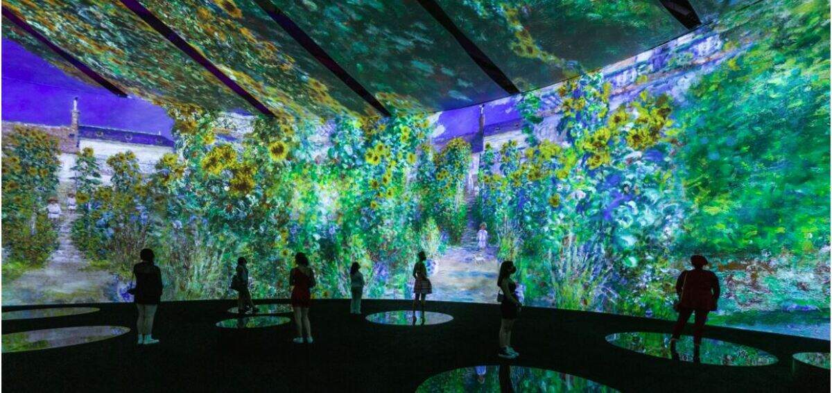 “Beyond Monet” una experiencia artística para recordar en el Ice Palace Studios.
