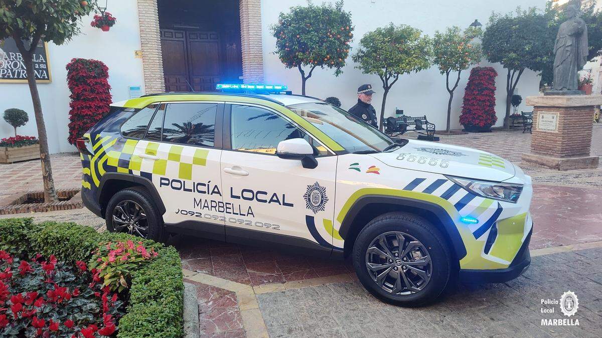 (Foto de ARCHIVO)
Vehículo de la Policía Local de Marbella.

