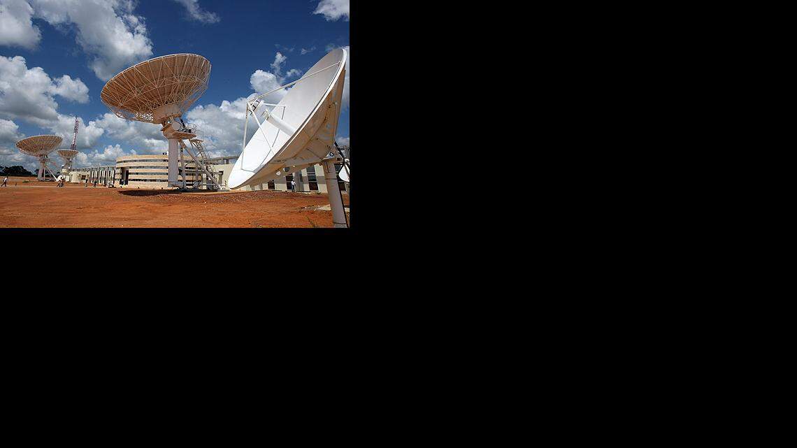 Vista del Centro de Observación Espacial del Satélite Simón Bolivar, en El Sombrero (Venezuela). El primer satélite de comunicaciones venezolano, Venesat-1, será lanzado el miércoles desde China en medio de una gran expectativa en el país suramericano.