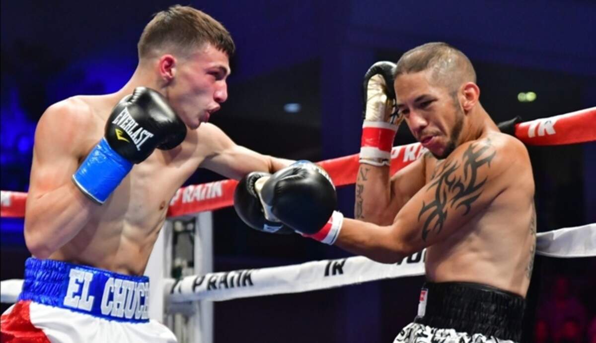 Luis Meléndez (izq.) enfrenta -en la porción televisada de la cartelera Davis vs Romero en Showtime- al mexicano Eduardo Ramírez.