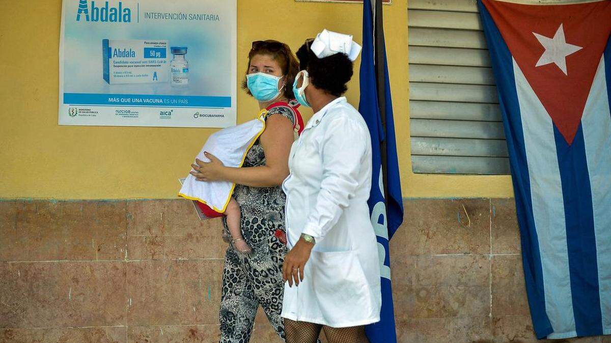 Cuba is racing to vaccinate its population against COVID-19 as cases have hit consecutive records and surpassed 6,000 on Friday.