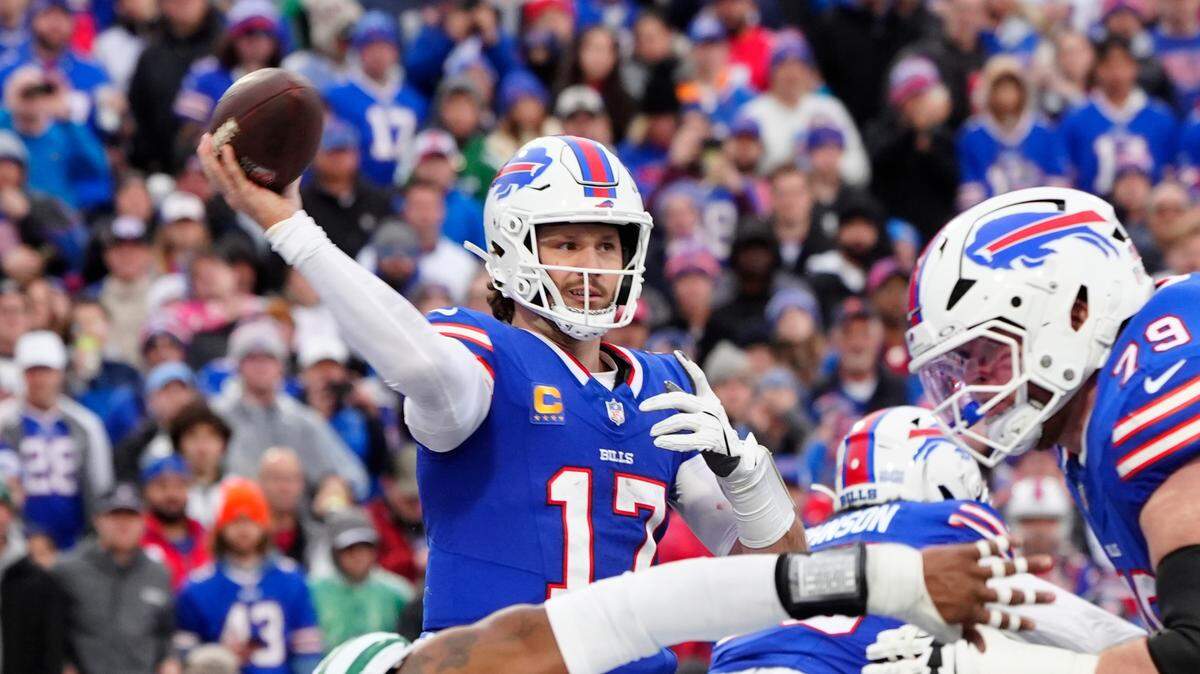 Josh Allen lideró la ofensiva de Buffalo que promedió tres puntos por serie, lo que lo ubica entre los mejores cinco en la historia de la NFL y lo hizo sin tener en su repertorio ofensivo un corredor de 1,000 yardas.