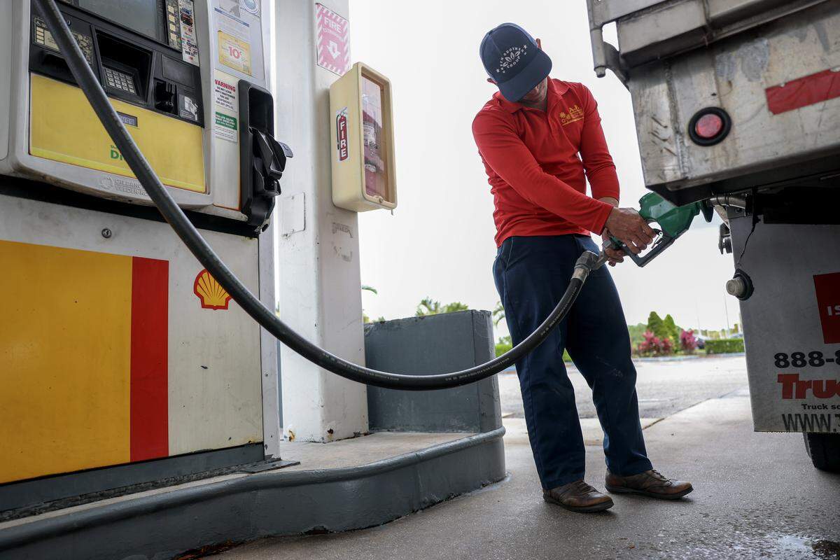 As of Monday, May 18, the average price for a gallon of regular gas in California was about $6.15, according to AAA.