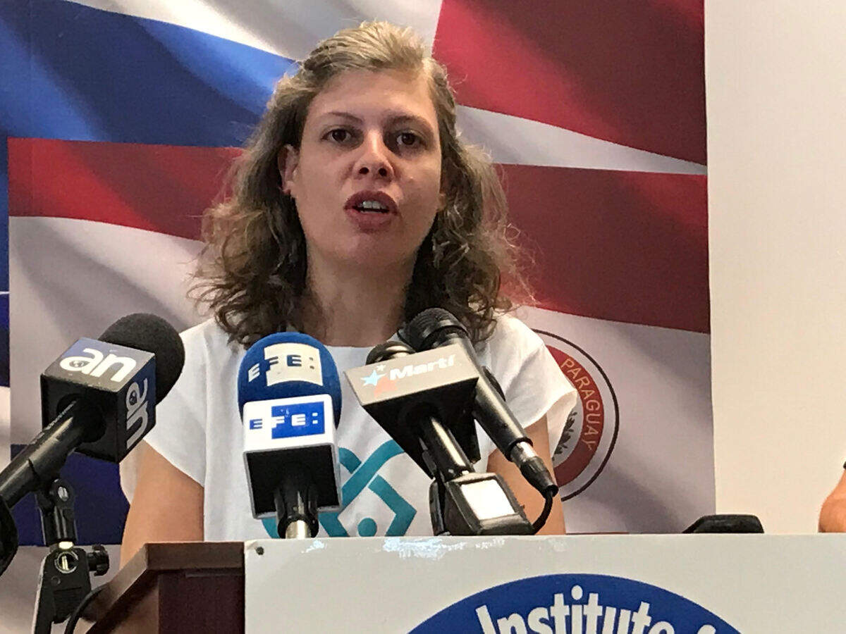 La activista cubana Lia Villares