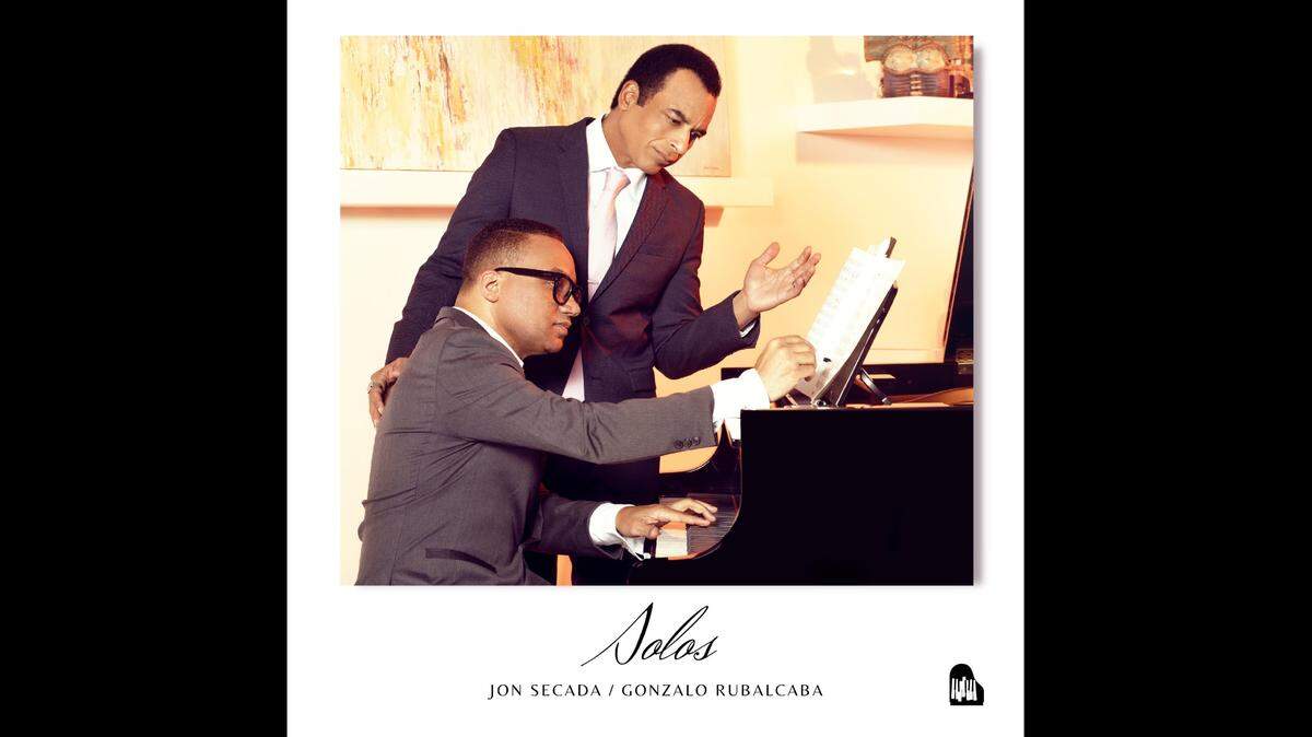 Jon Secada y Gonzalo Rubalcaba en la cubierta del disco ‘Solos’.