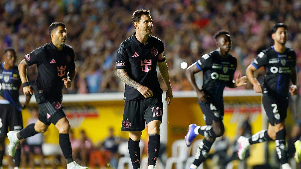 Con decisivo gol de Messi, el Inter Miami derrota a Independiente del Valle en amistoso en Puerto Rico