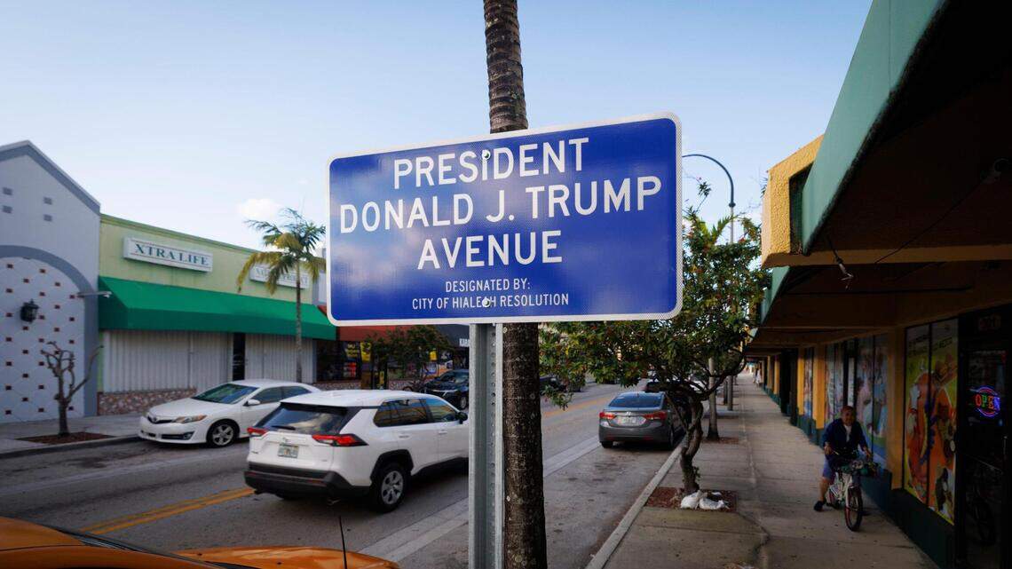El condado de Miami-Dade aprueba la avenida Donald J. Trump con ayuda de los demócratas