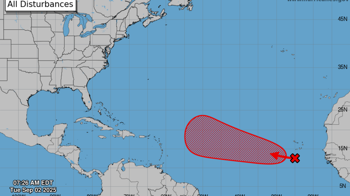 Aumenta probabilidad de que se forme una depresión tropical o tormenta en el Atlántico