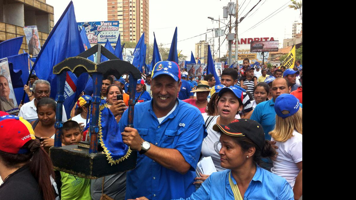 Exgobernador del estado occidental de Zulia (2008-2012), Pablo Pérez.