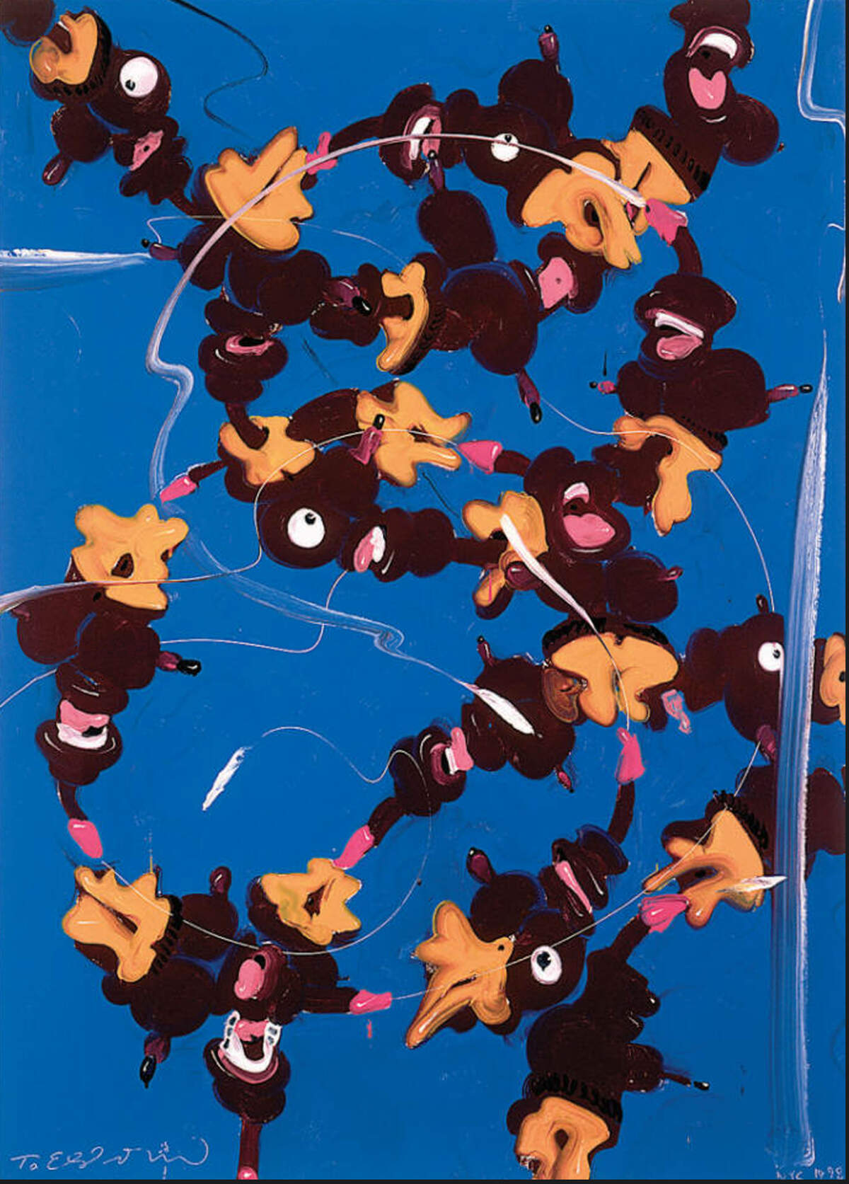 ‘Wet Painting 36’, 1998, óleo sobre lienzo.