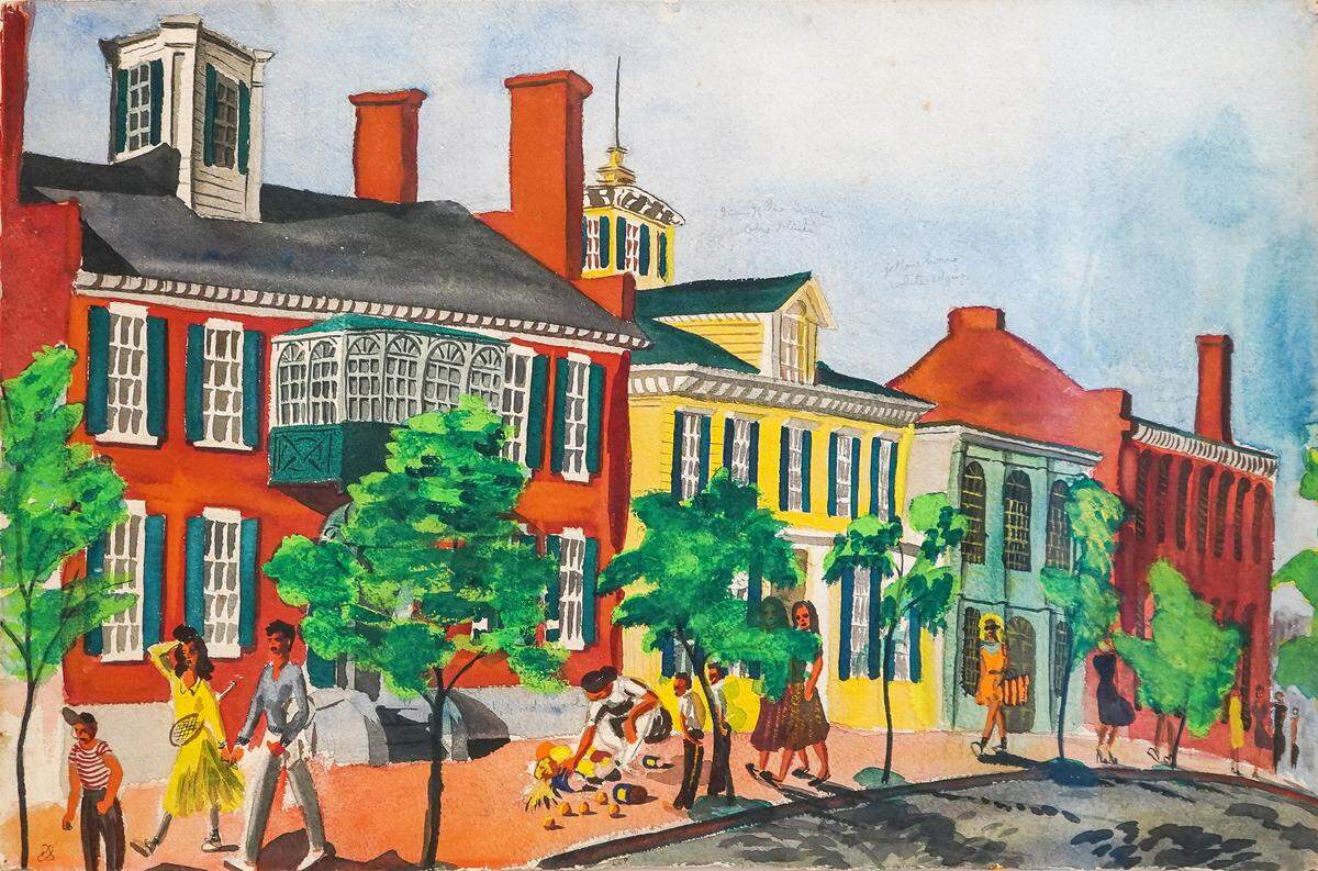 ‘Untitled, New England Streetview’, de Emilio Sánchez en LnS Gallery, hasta el 14 de agosto.