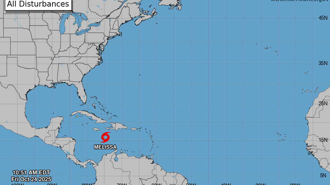 Melissa amenaza Cuba como huracán y con inundaciones en Haití y República Dominicana