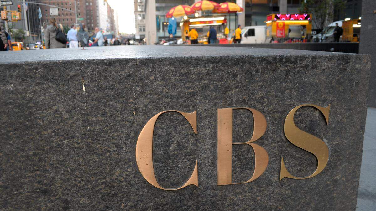 La oficina de CBS Media Group se ve en Manhattan, ciudad de Nueva York. 