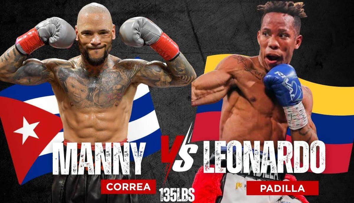 Manny Correa contra Leonardo Padilla es la pelea coestelar de la cartelera cargada de talento local en el Miccosukee Casino & Resort en Miami. 