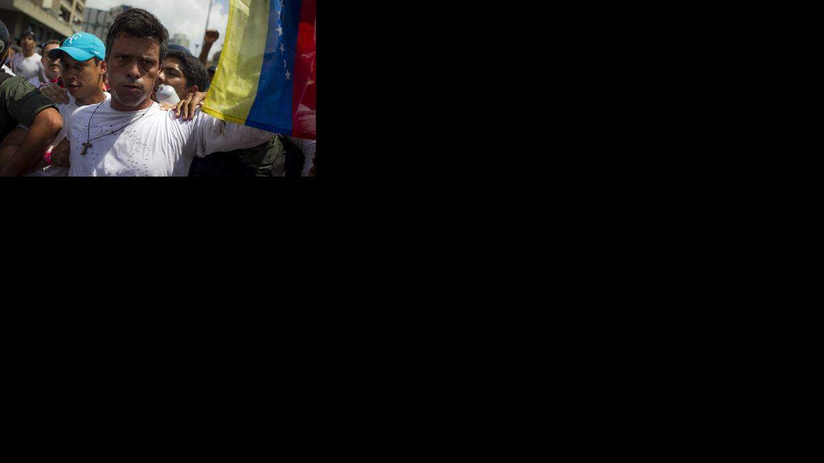 El dirigente opositor venezolano Leopoldo López