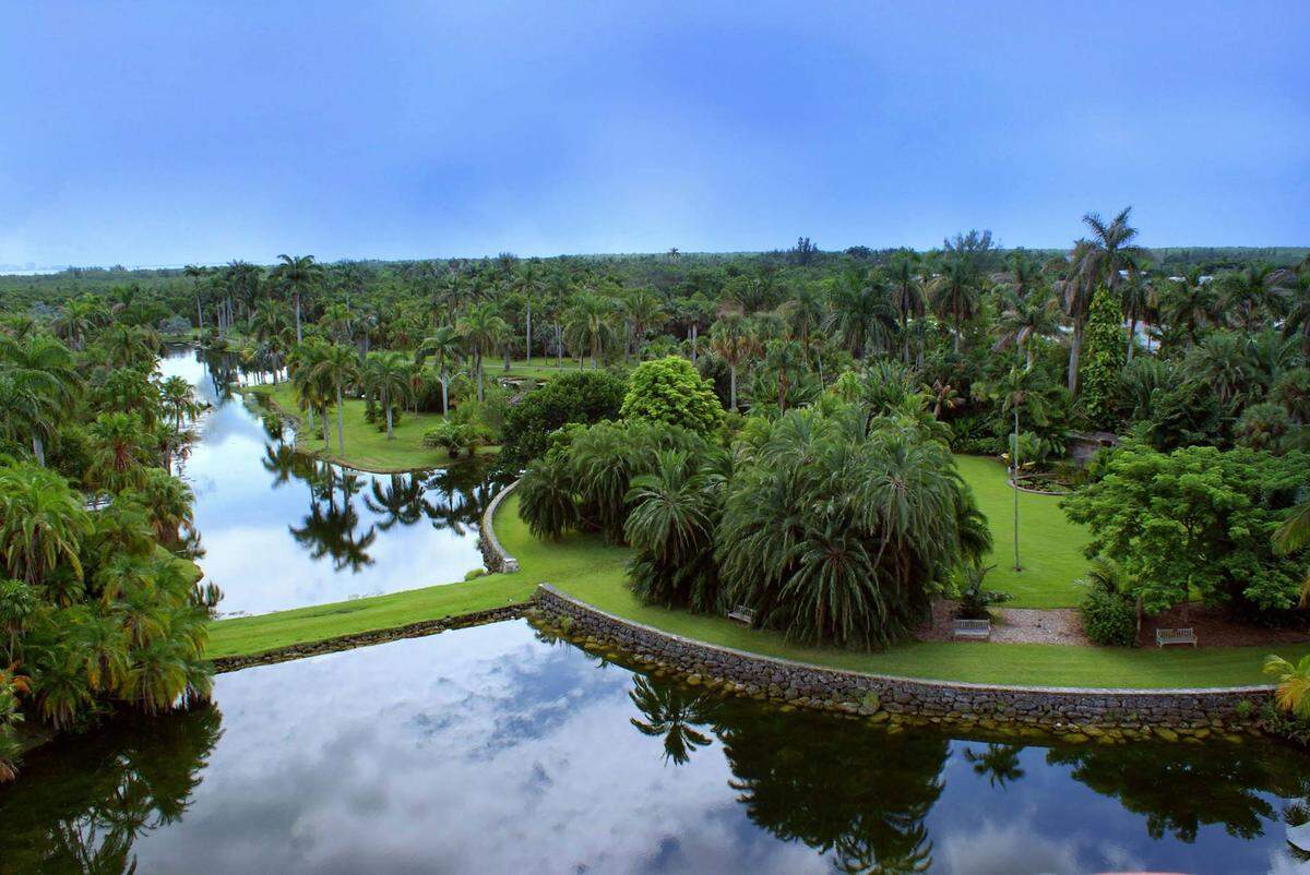 Fairchild Tropical Botanic Garden y Montgomery Botanical Garden en Coral Gables.