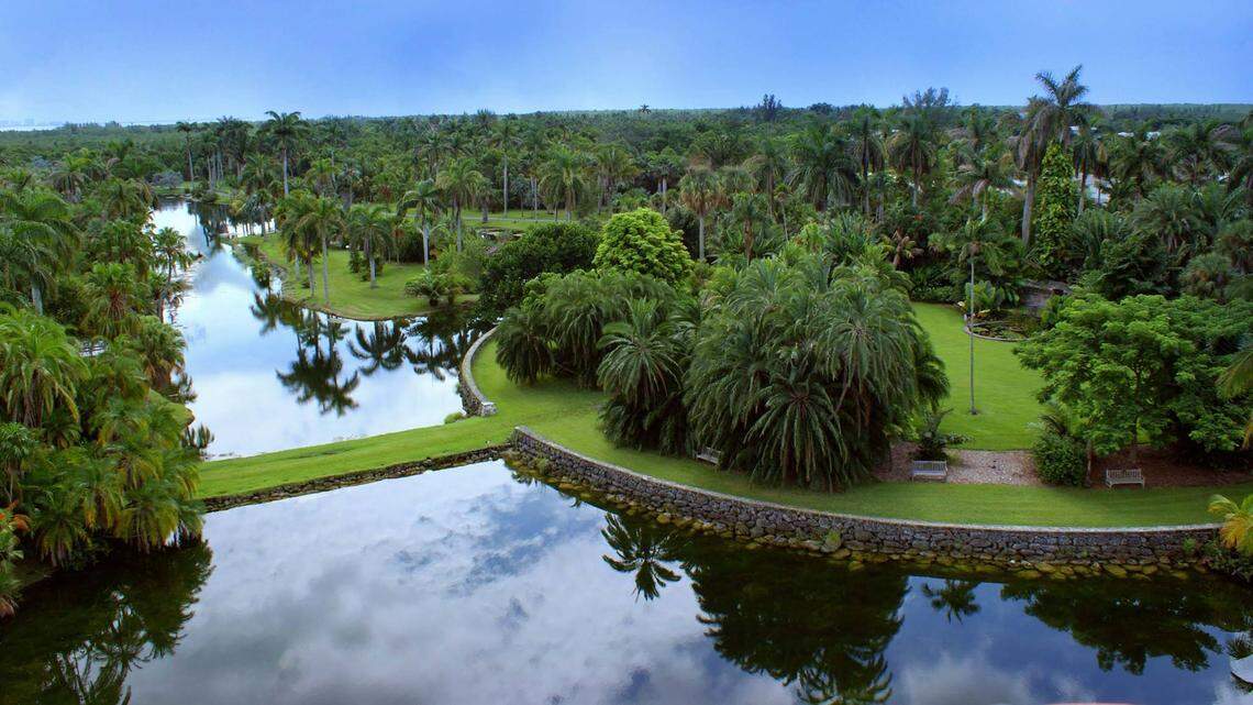 Fairchild Tropical Botanic Garden y Montgomery Botanical Garden en Coral Gables.