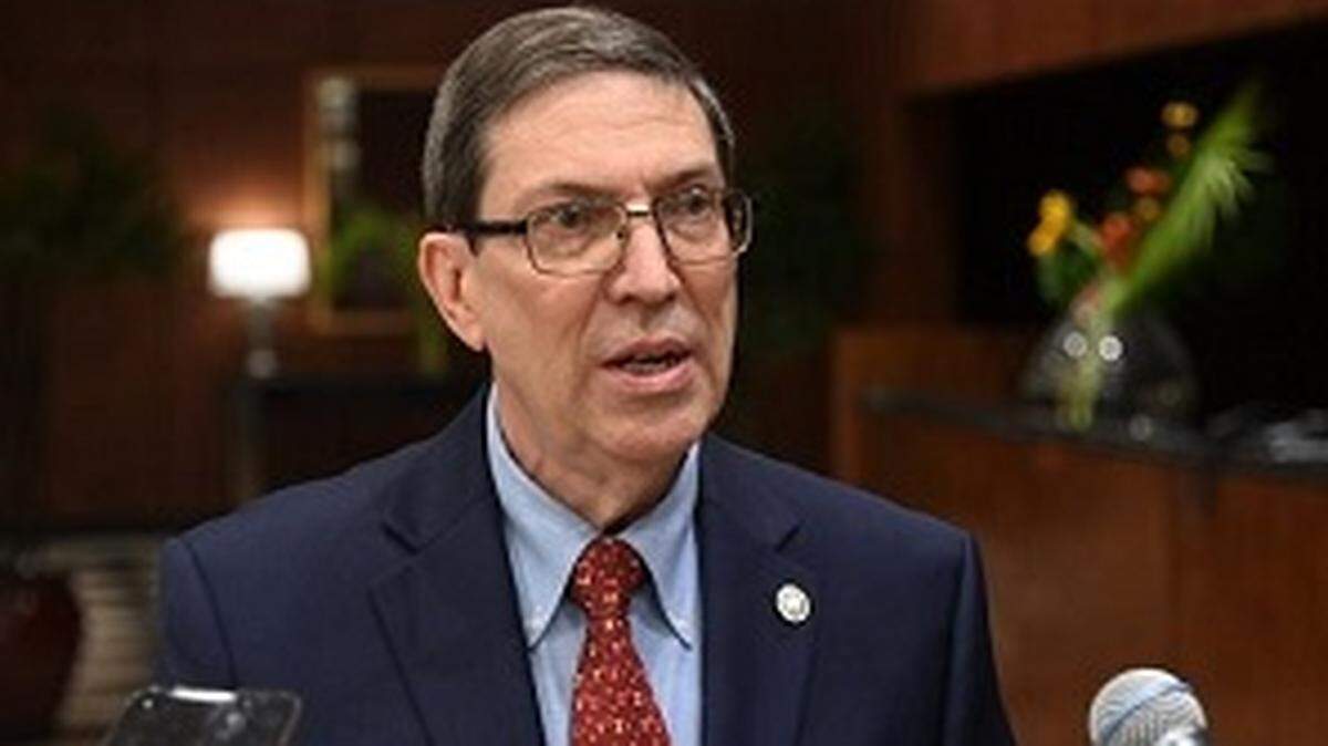 Foto de archivo del canciller de Cuba, Bruno Rodríguez Parrilla.