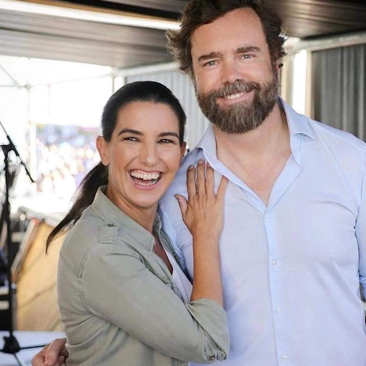 Rocío Monasterio y su esposo Iván Espinosa de los Monteros.
