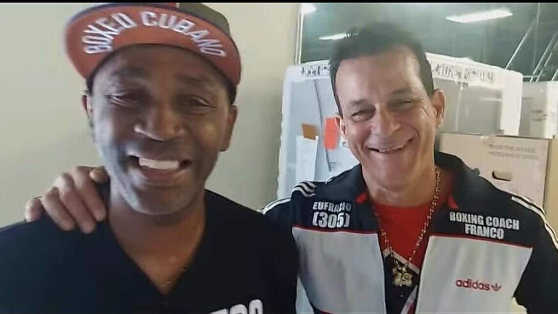 Transmito a los boxeadores las cosas positivas de un gran campeón. Leyenda cubana del ring se deja ver en Miami