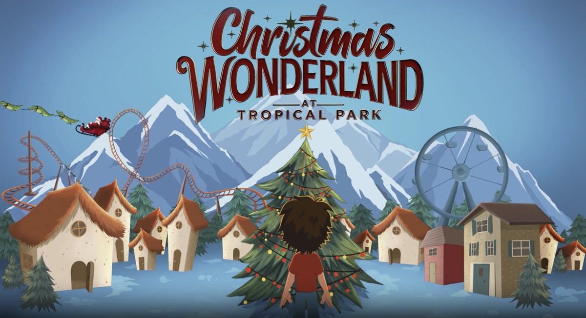 Entre los mejores eventos festivos para la Navidad de 2023 en Miami está Christmas&nbsp;Wonderland en Tropical Park.