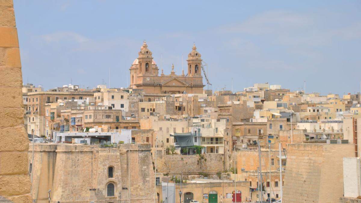 Vista de la capital de Malta, La Valeta.