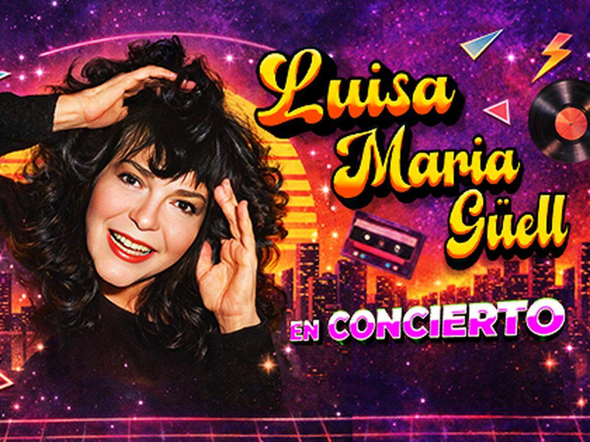 Luisa María Güell en concierto en el Teatro Trail.
