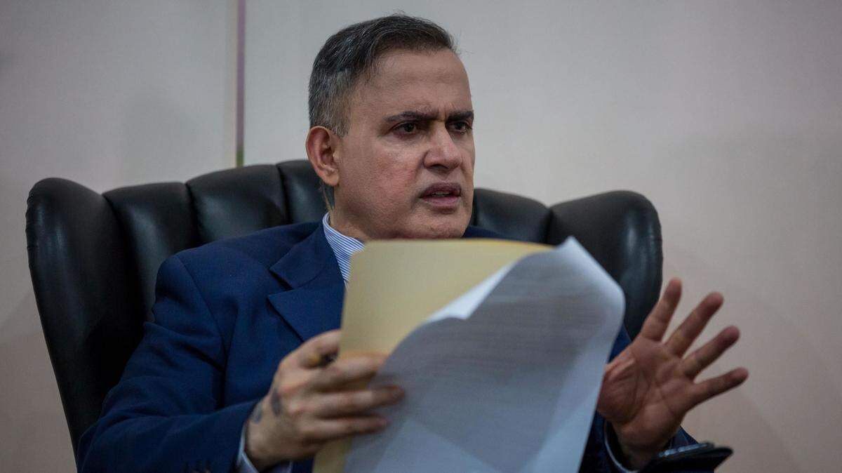 El fiscal general de Venezuela, Tarek William Saab, en una foto de archivo de noviembre de 2021.