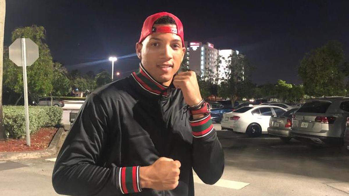 LA PROMESA del boxeo Osvary Morell en Miami.