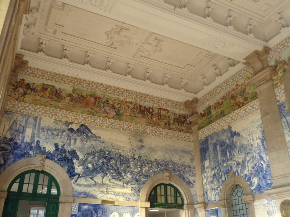 Los azulejos de Sao Bento.