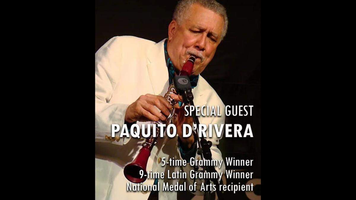 El multilaureado compositor y saxofonista cubano Paquito D’Rivera será el invitado especial de “América Viva”. 