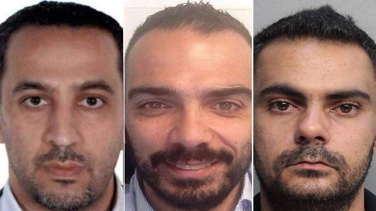Hassan Mansour, Ghassan Diab y Mohammad Ahmad Ammar