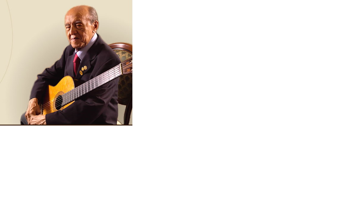 El guitarrista venezolano Alirio Díaz. Foto tomada de la página web oficial aliriodiaz.org