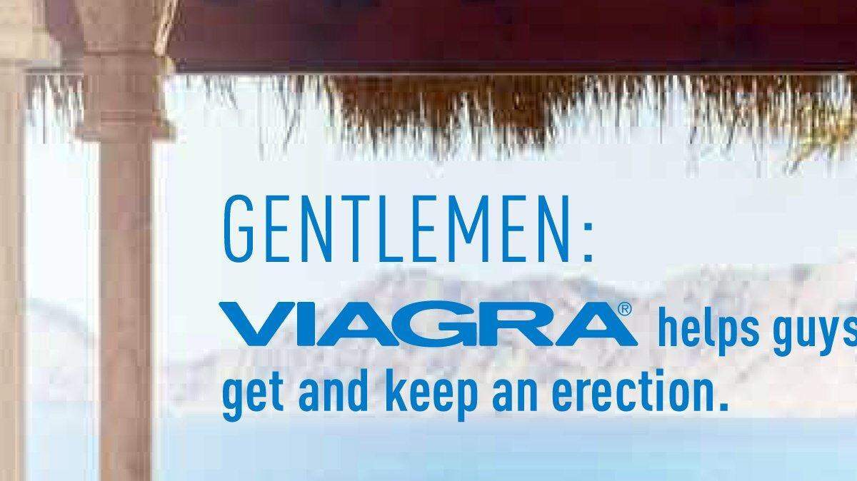 Un anuncio de publicidad de la medicina contra la impotencia Viagra, fabricada por la farmaceútica Pfizer. 