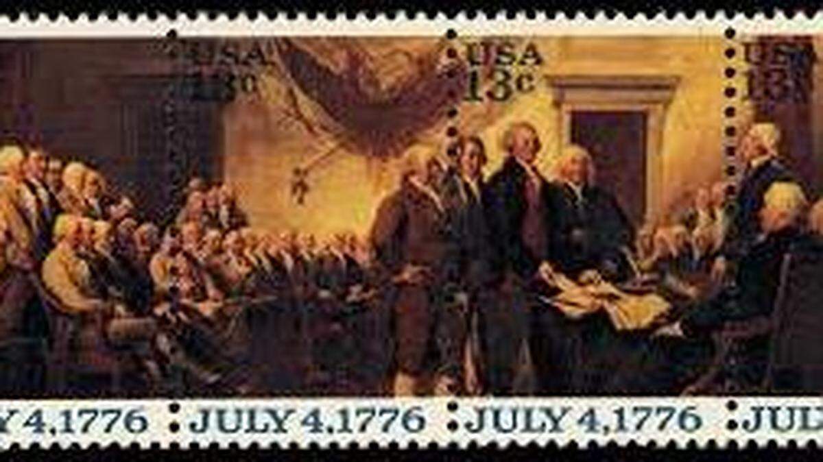 The signers of the Declaration of Independence.