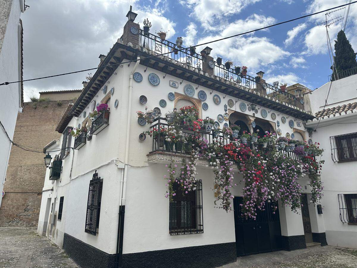 Una casa típica del Albaicín.