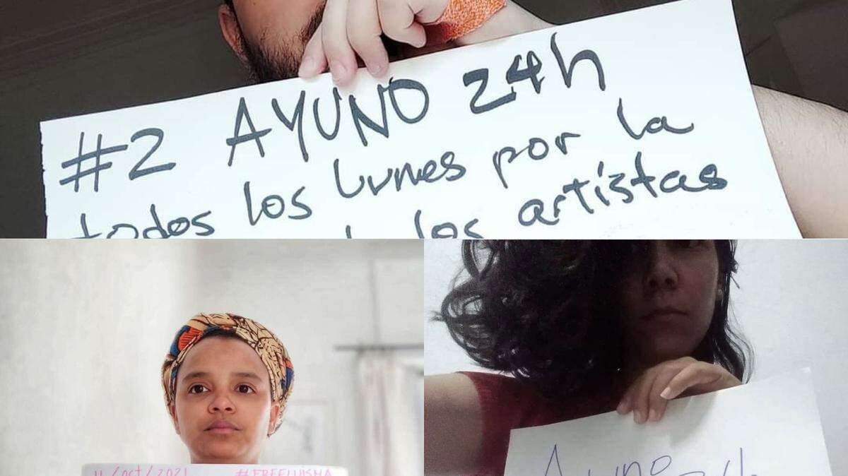 El Movimiento San Isidro (MSI) lanzó una convocatoria abierta esta semana para que las personas hagan ayuno de 24 horas por la libertad del artista Luis Manuel Otero Alcántara y todos los presos políticos en Cuba.