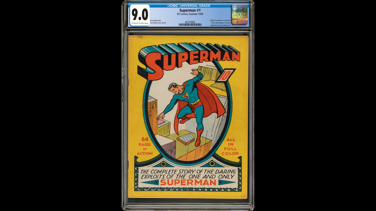 Superman #1 estaba en una caja olvidada en el ático de una casa y se convirtió en el cómic más valioso jamás vendido.
