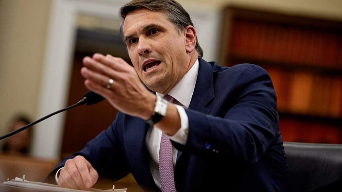 El Fiscal General interino de los Estados Unidos, Todd Blanche, testifica durante una audiencia del Comité de Asignaciones de la Cámara de Representantes, del Subcomité de Comercio, Justicia, Ciencia y Agencias Relacionadas en el edificio de oficinas de la Cámara de Representantes de Rayburn el 2 de junio de 2026 en Washington, DC.